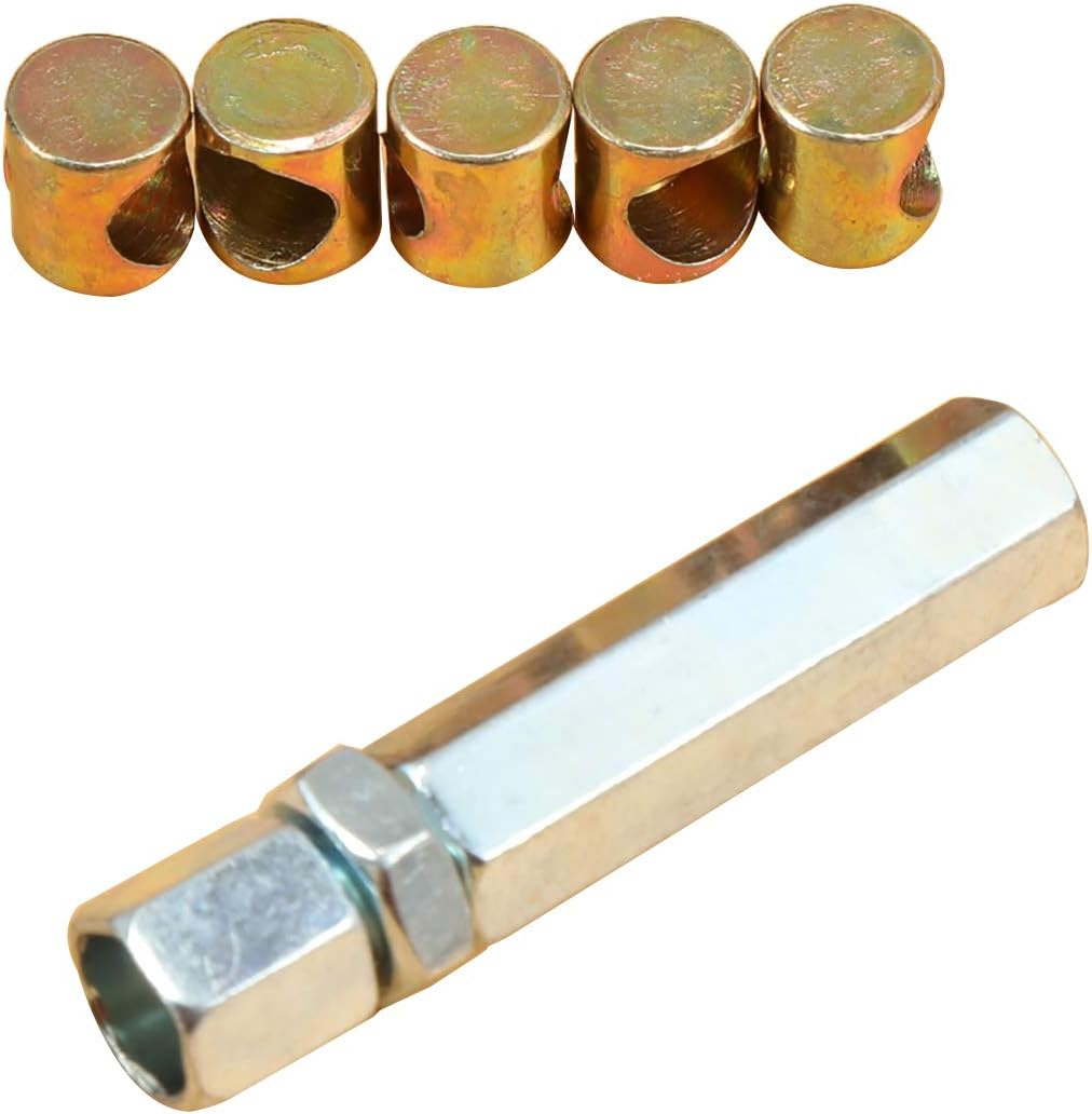 Sthus 5 Metres Motorcycle DIY Throttle Cable Kit Nipples Ferrules for Pit Dirt Bike image number 4