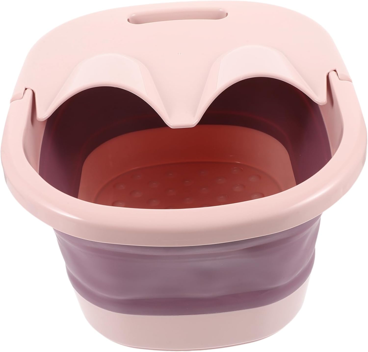 Beatifufu Folding Foot Bath Bucket Foot Soaking Basin Multi-Use Soaking Basin Camping Washer Spa