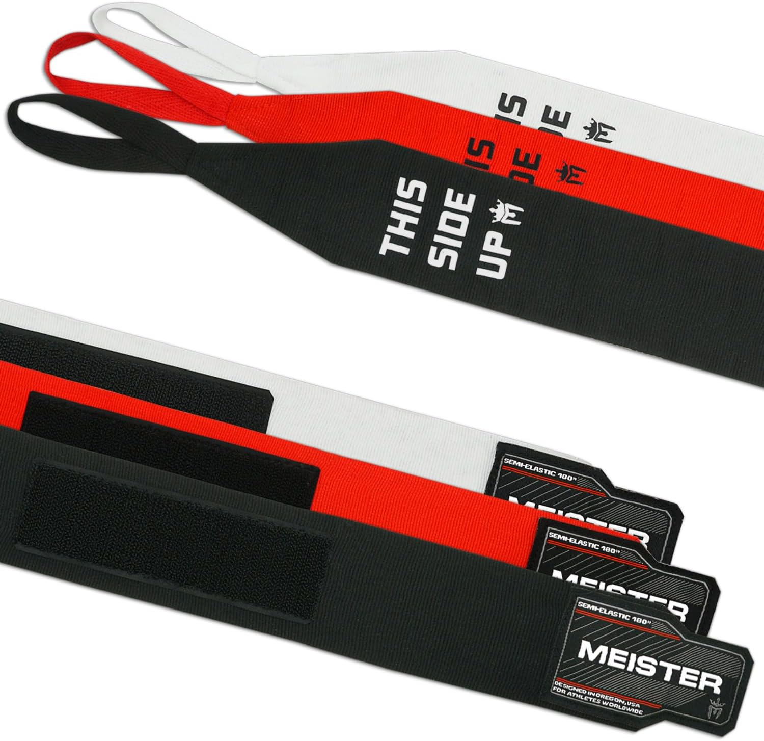 Meister Adult 180" Hand Wraps for MMA & Boxing - 3 Pairs Pack image number 2