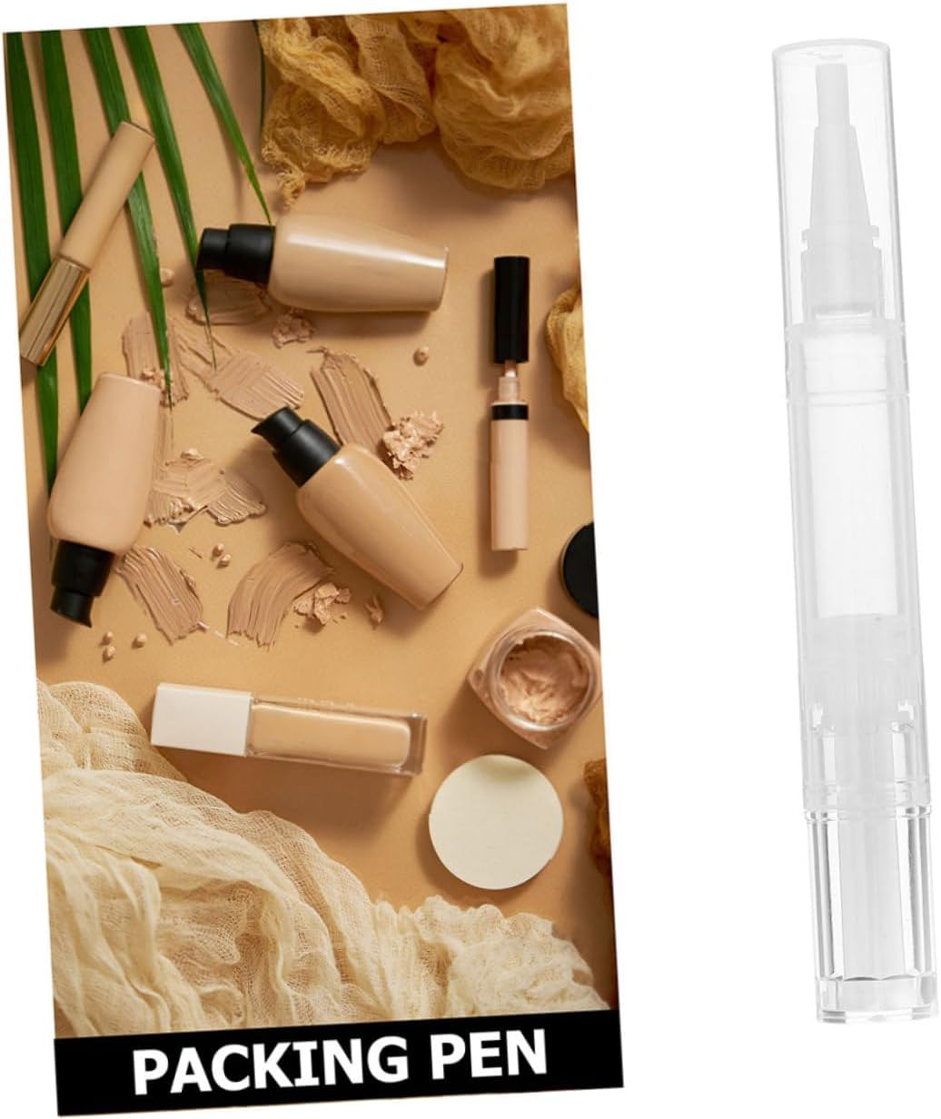 TIDTALEO 5Pcs Refillable Nail Oil Pen Set Brush Tip &ndash; 5Ml Vacuum Twist Applicators for Cuticle Oil Lip Gloss and Face Paint image number 2