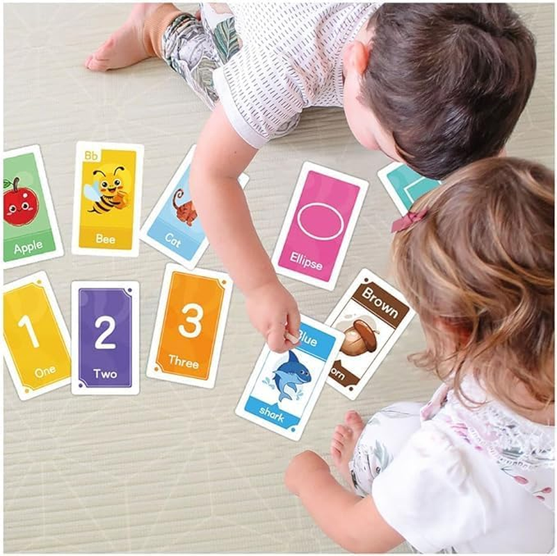 Early Learning Flash Cards Number Flash Cards Alphabet Flash Card 2-4 Years, Learn Colors Number Shapes Animals ABC Letters Sight Words image number 2