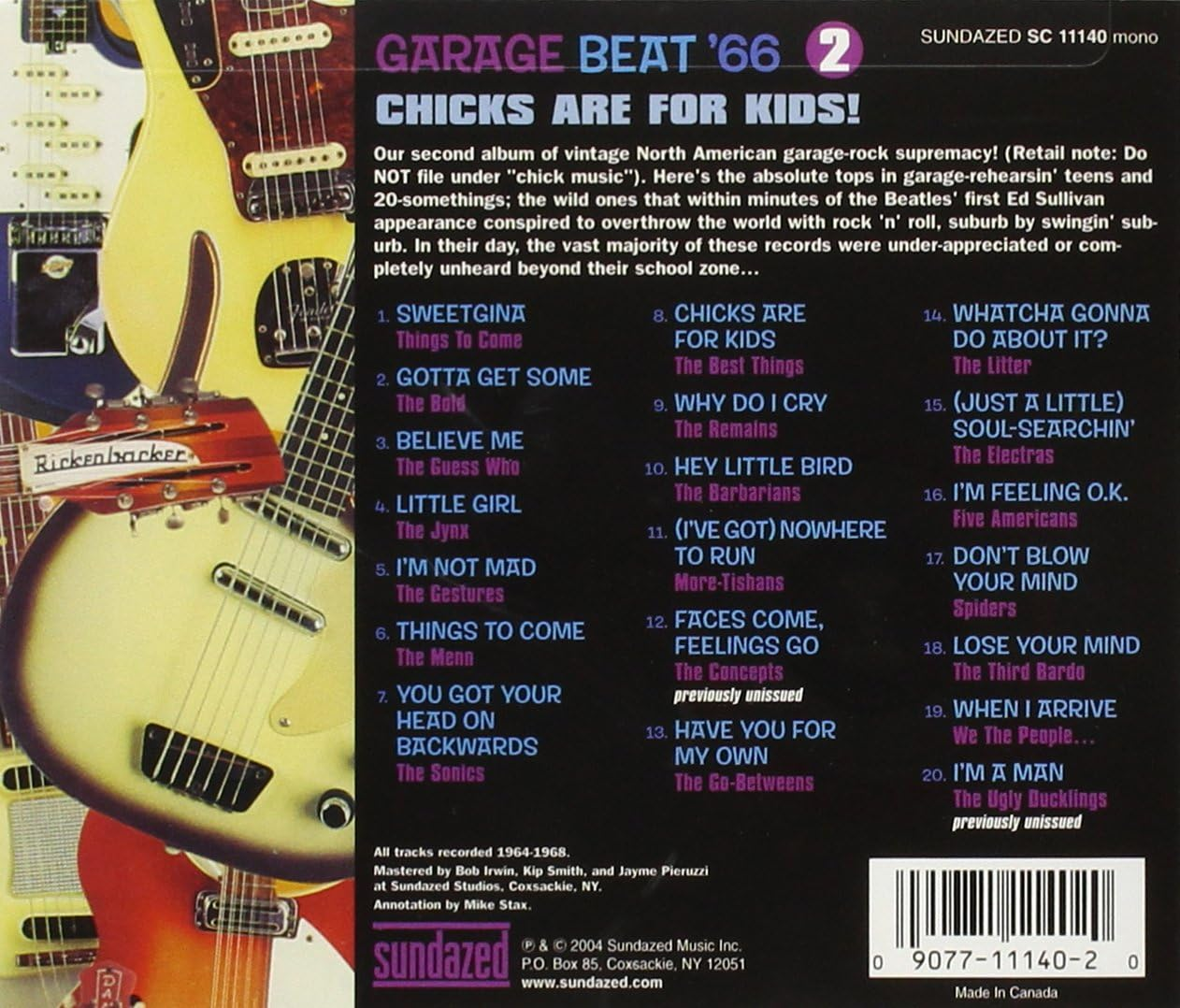 Garage Beat '66 Vol. 2: Chicks Are for Kids