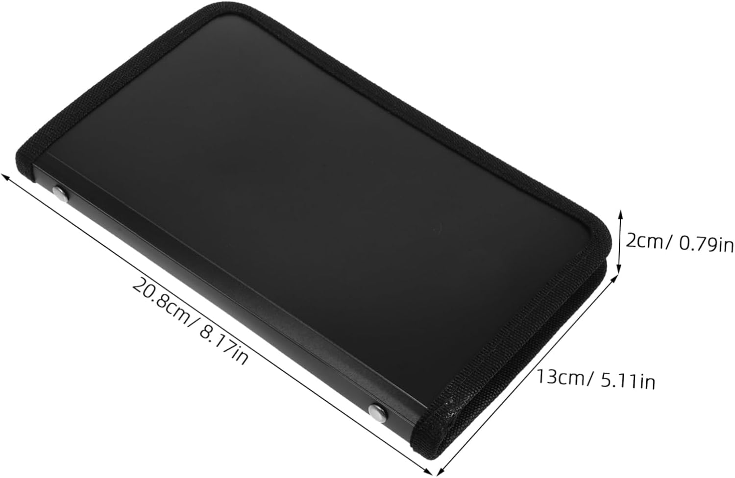 FOYTOKI Mini Accordion File Organizer for Documents Bill Folder Organizer Accordion Bag Zipper Document Storage for Travel and Receipt Organiser image number 3