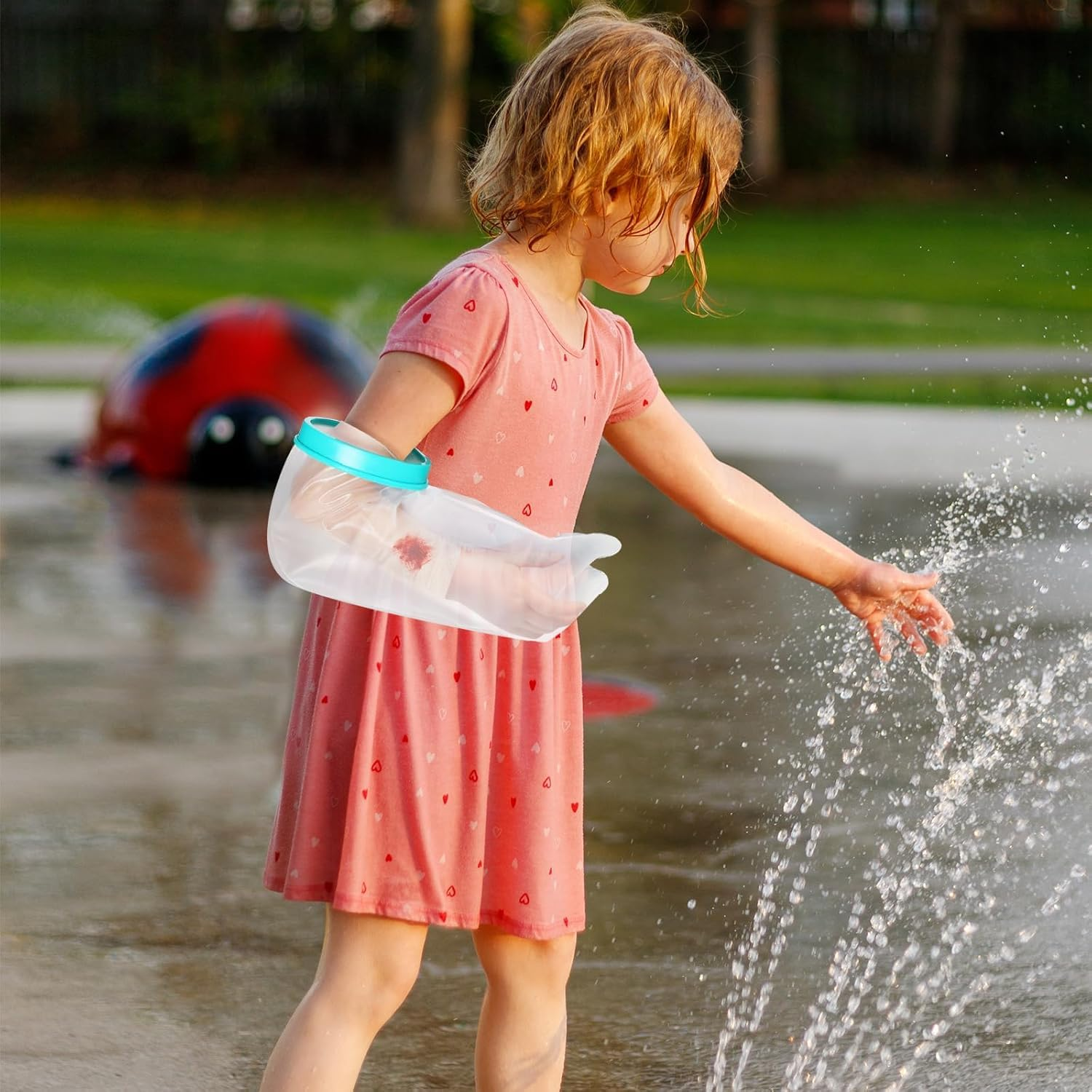 Xinghonyac Kids Arm Cast Cover for Shower Bath, Waterproof Cast Cover, Reusable Arm Plaster Shower Cover, Wrist, Finger Wound Protection Shower Cover, Arm Protector Cover Fits Unisex image number 6