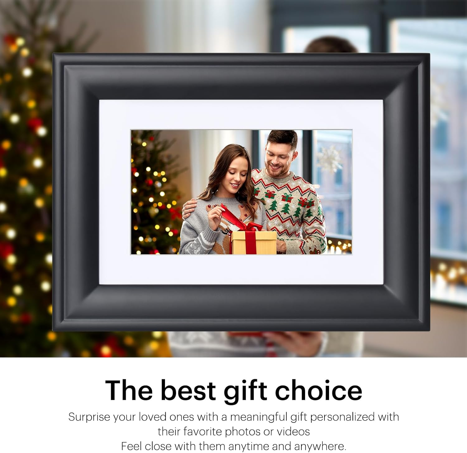 KODAK 7-Inch High Resolution Digital LED Screen Photo Frame, Elegant Wooden Frame, Easy Plug and Play (Non-Wifi) image number 2
