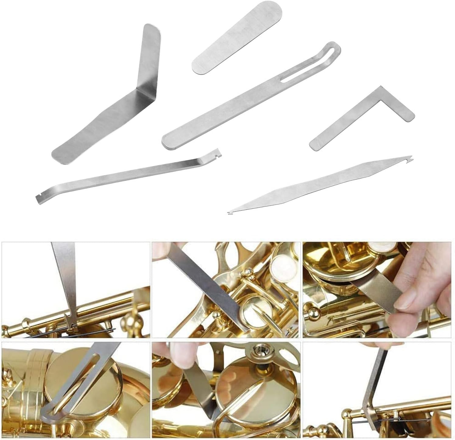 Tignapoo Practical Saxophone Repair Tool Kit Woodwind Instrument Maintenance Tool Set image number 2