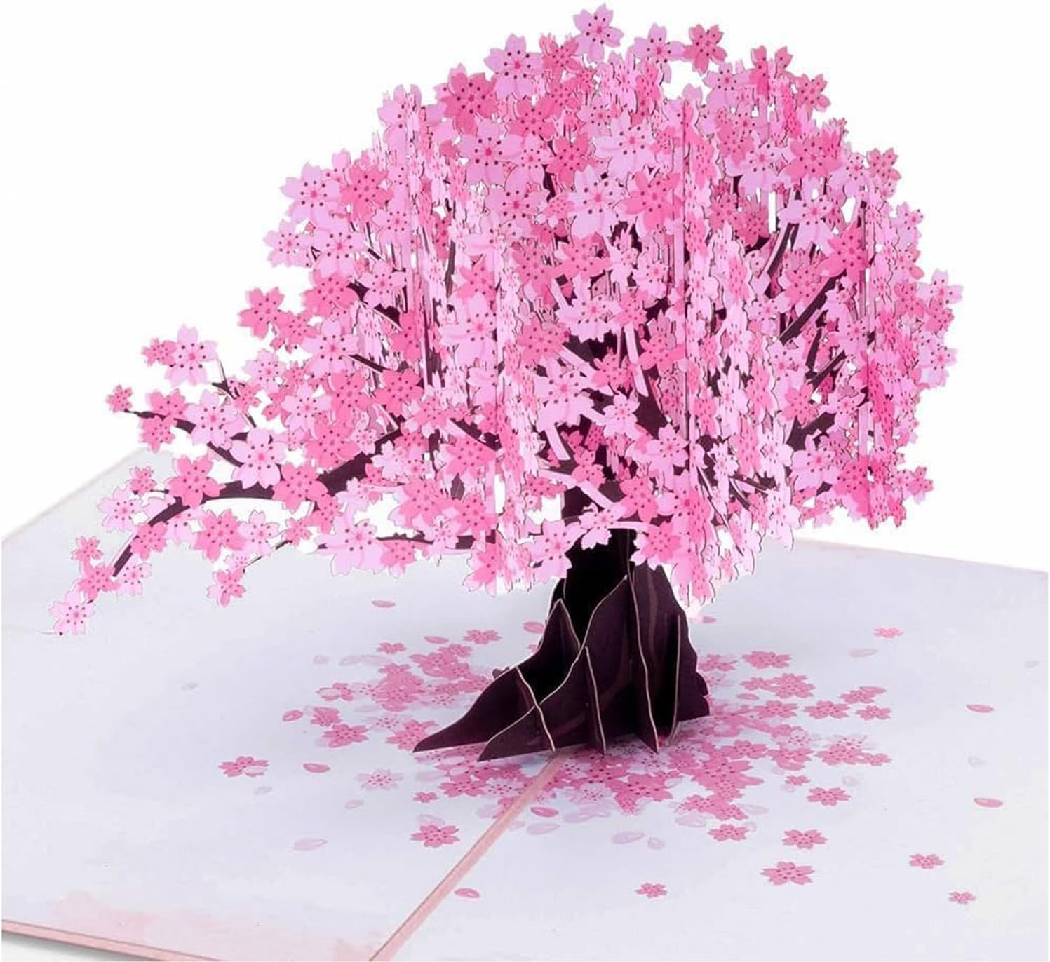 BEANPRECOY 3D Cherry Blossom Pop up Card - Handmade Greeting Card for Birthday, Wedding, Anniversary, Mothers Day, Thank You, Get Well - All Occasion Note Card with Envelope (5" X 7") image number 4