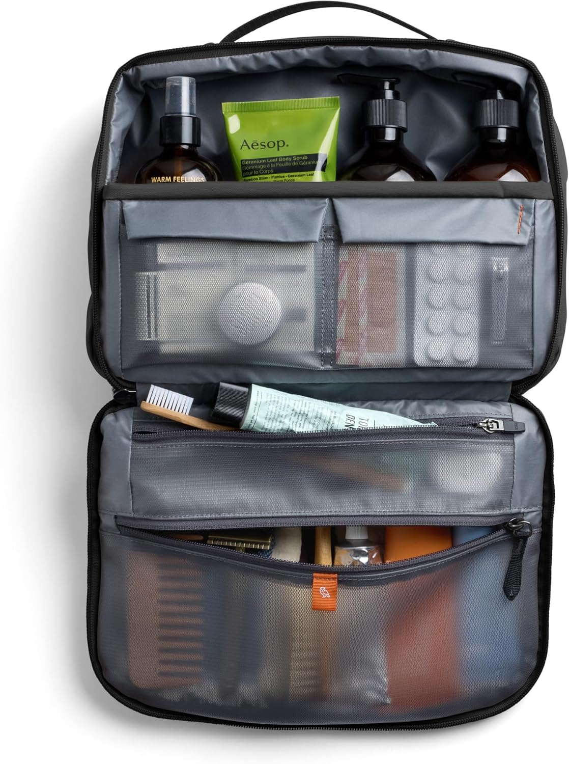Bellroy Hanging Toiletry Kit plus (8 Liter Travel Hanging Toiletry Bag) - Black - Black image number 4