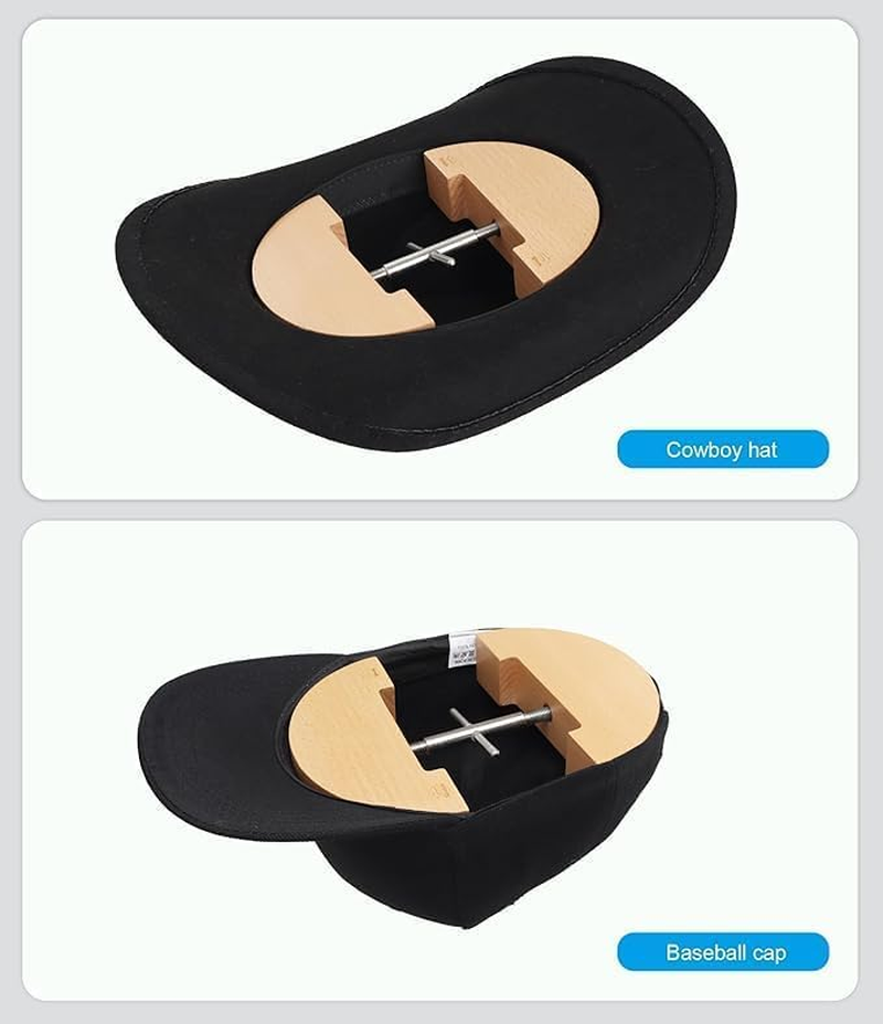 Hat Stretcher for Fitted Hats and Men Cowboy Hat - Jack Stretcher,The Screw with the Handle Is Easy to Stretch for All Types of Fitted Hats&hellip; image number 1