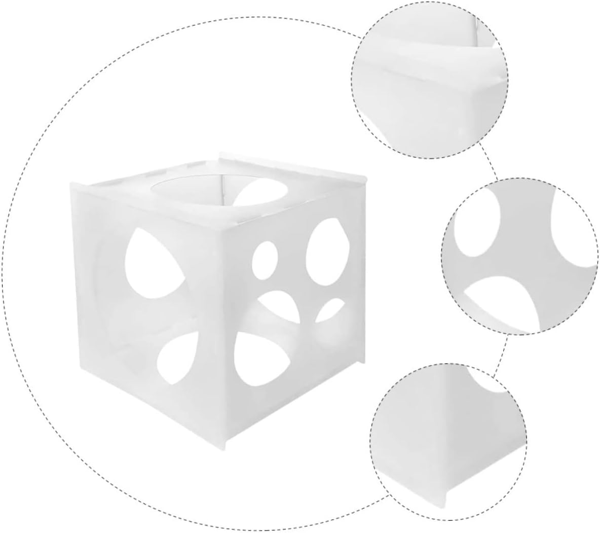 CIYODO 1Pc Balloon Measuring Box Measuring Case for Balloon Decoration Party Supplies Weddings and Birthdays Accurate Balloon Measurement Tool for Arrangements image number 5