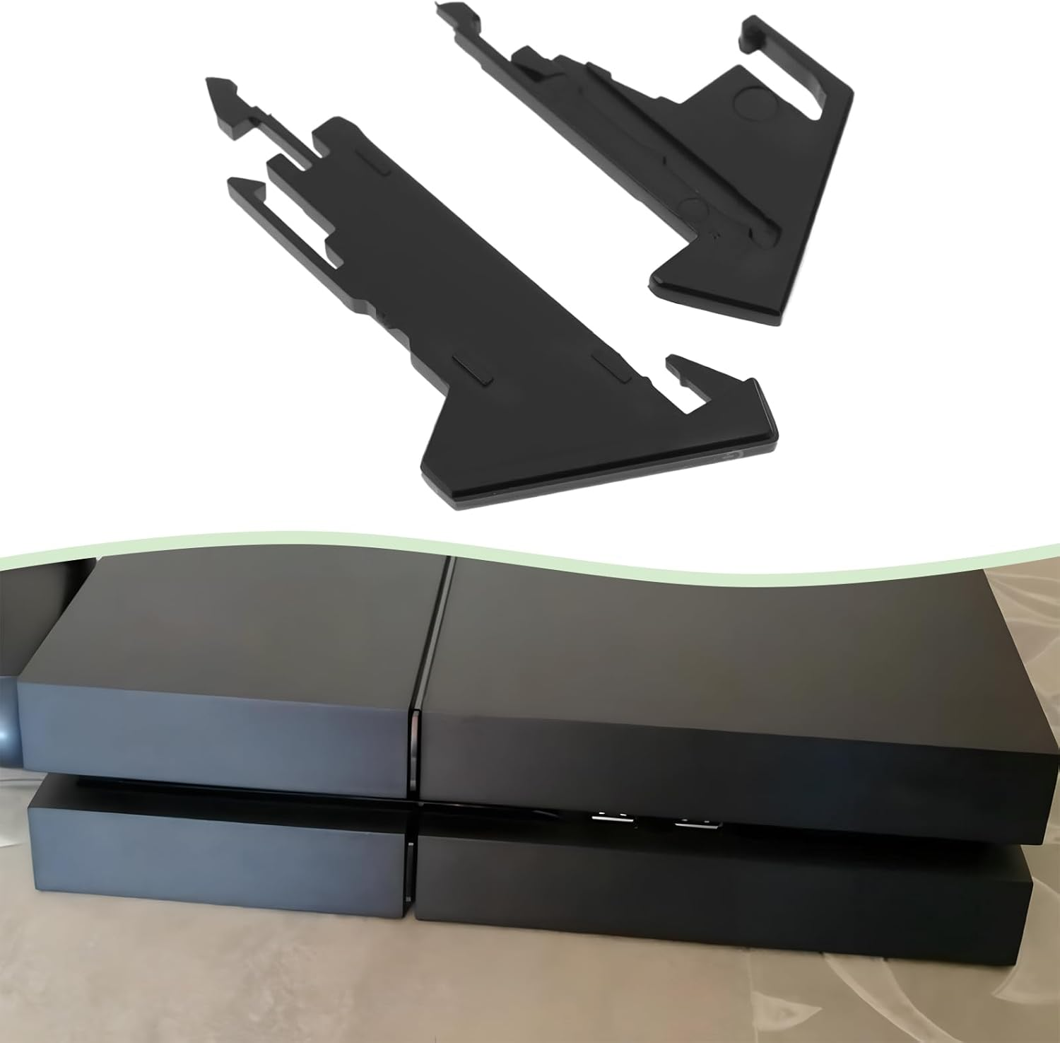 2Pcs Power Eject Button Clip and DVD Disk Drive Eject Button Clip Replacement Part Compatible with Playstation CUH-1200 Model image number 4