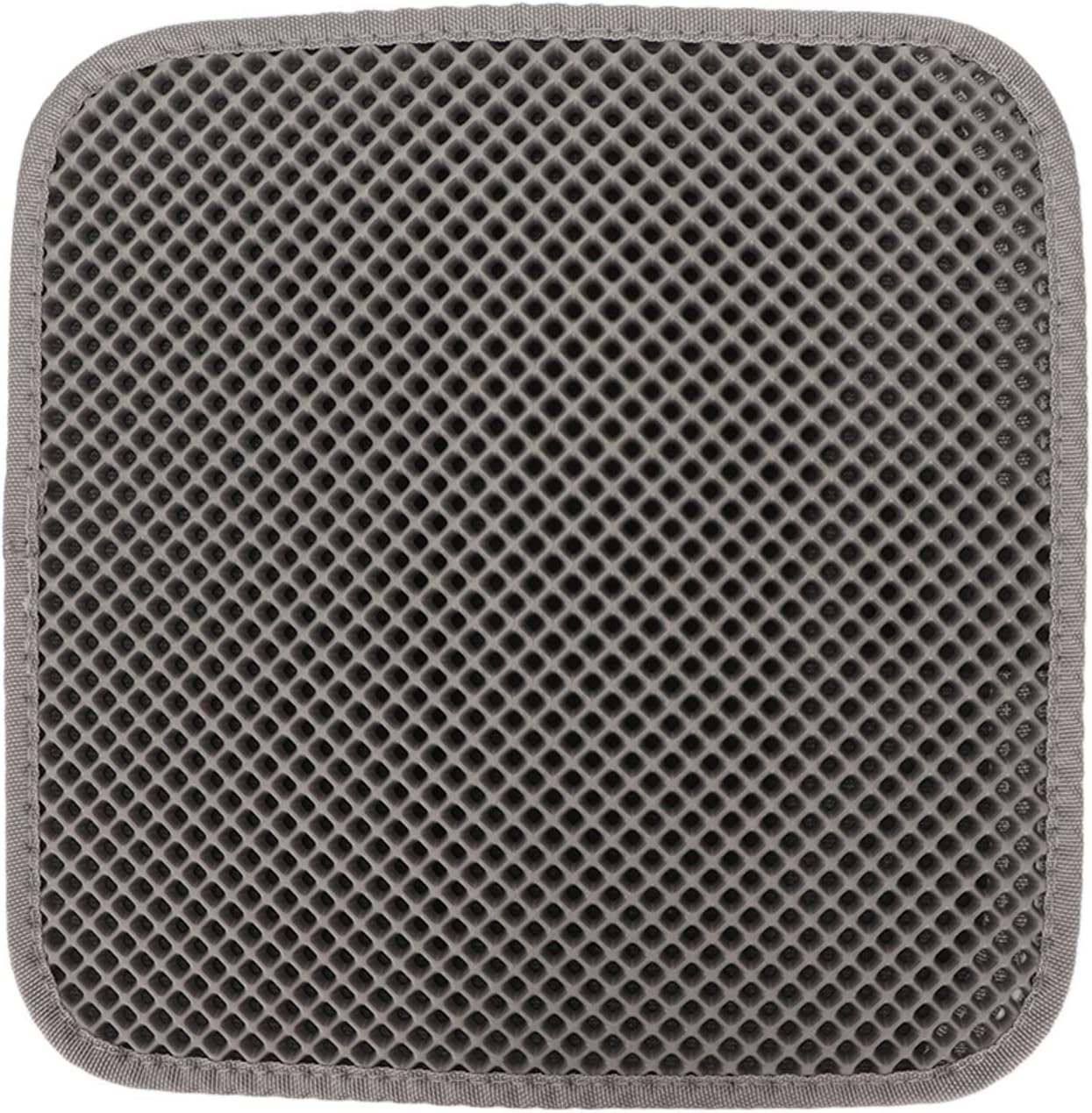Litter Trapper Pad, Cat Litter Pad, Soft EVA Material, Prevents Slipping, Double Layer for Kittens (Grey)