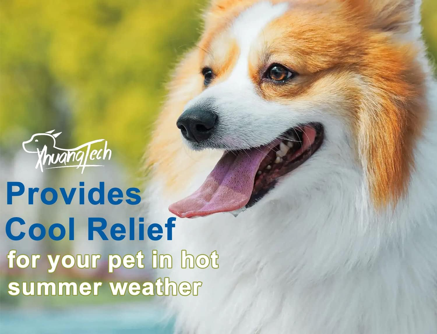 Xhuangtech Dog Cooling Mat, Extra Large Self Cooling Mat for Dogs and Cats Pets Summer Sleeping Mattress Accessories for Bed or Car (XL - 81 X 96 Cm) image number 5