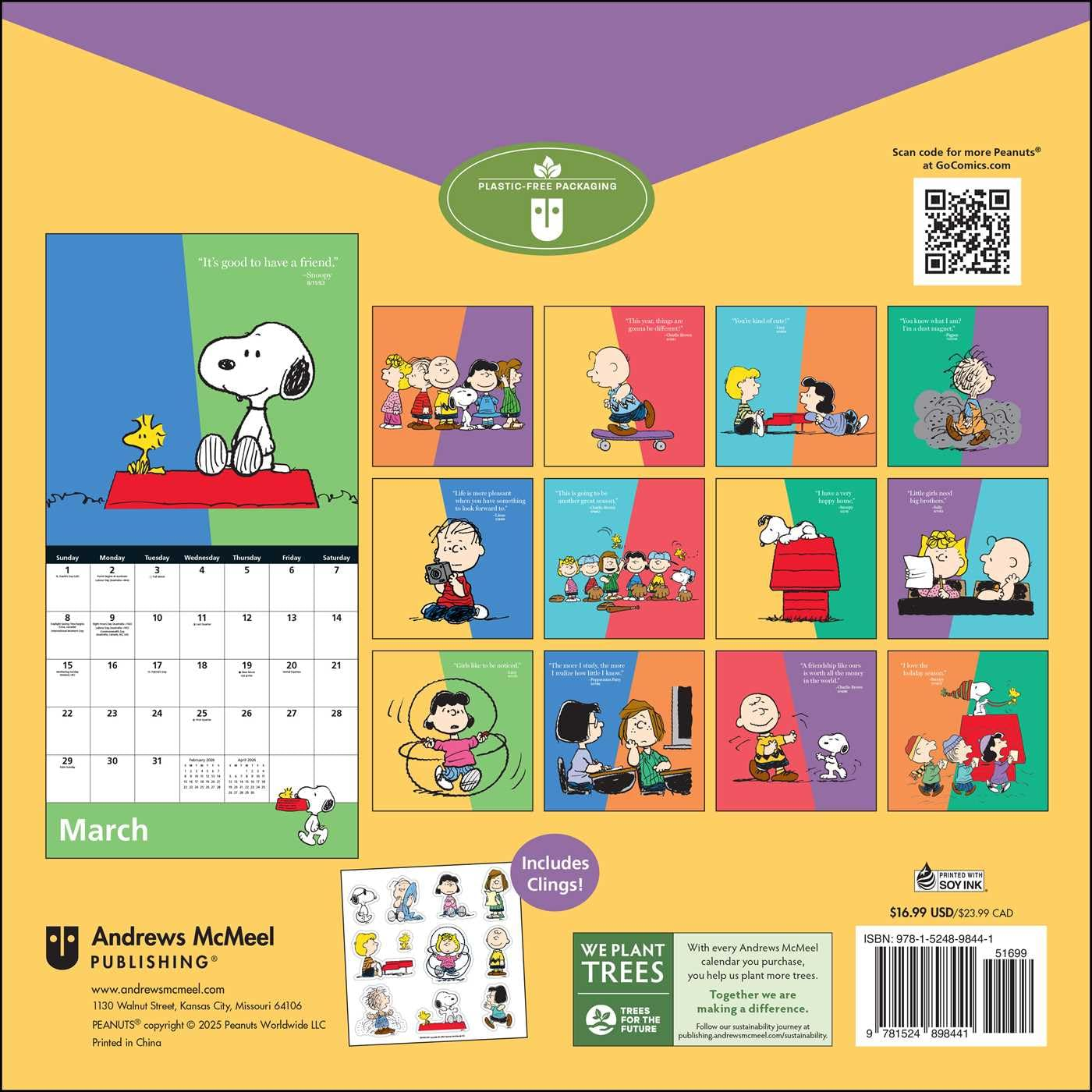 Peanuts(R) 2026 Wall Calendar image number 3