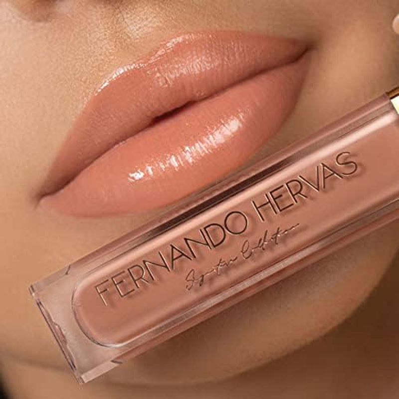 Silk Oil of Morocco Nude 4 Lip Shine Argan Gloss by Fernando Hervas, Mid Tone Nude image number 1