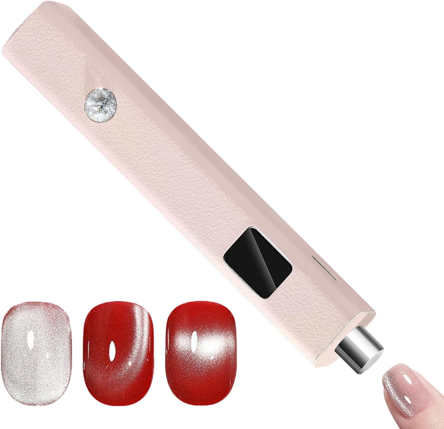 Wjnflqn Gel Nail Light | Nail Lamp with Magnets - Rechargeable Handheld Manicure Tool Light for Dorm Salon Room Travel Home Counter Personal Care Routine Bathroom Manicure image number 6