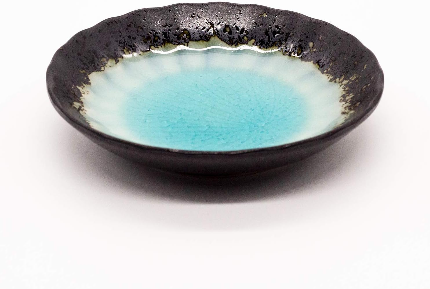 Mino Ware Small Plate, Diameter 4.7 Inches (12 Cm), Set of 5, Shinkai, Made in Japan image number 3