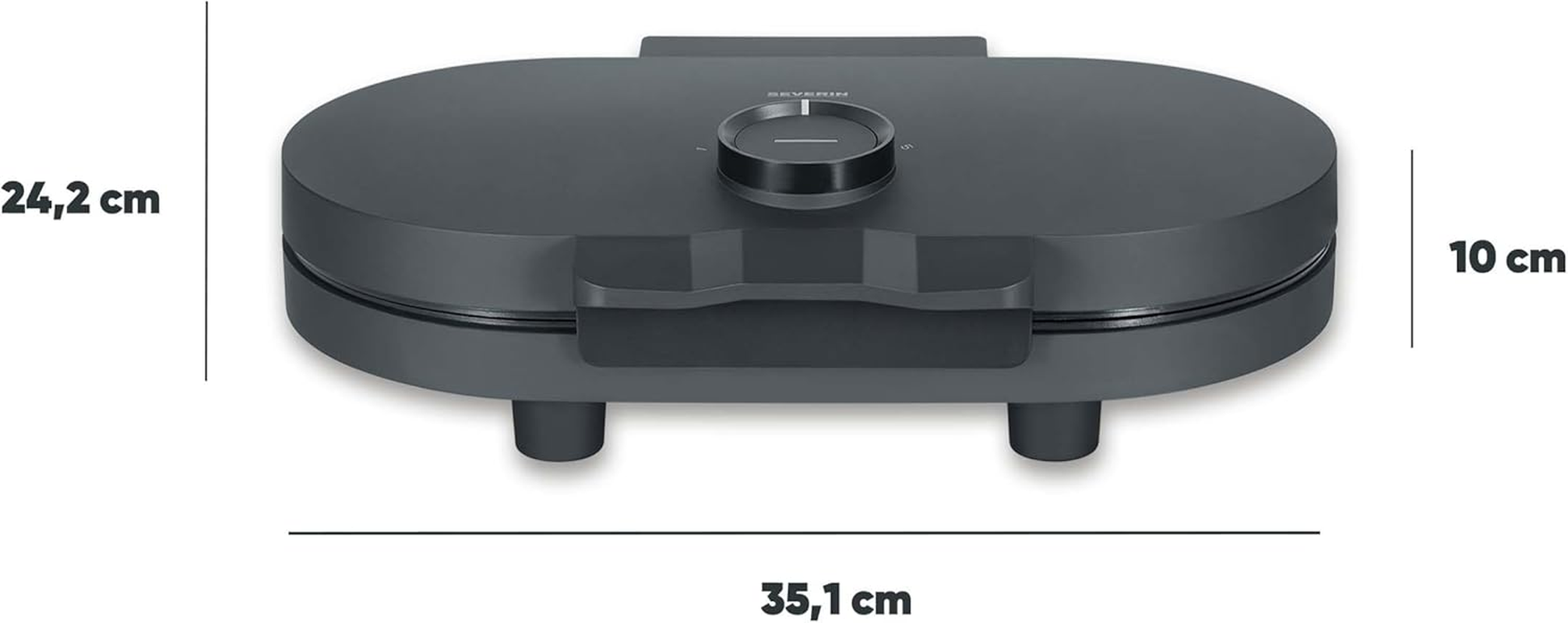 Severin Hair Dryer S-Style Speed Pro, Powerful and Durable, with Ion Technology, Diffuser and Concentrator, 2000W, Anthracite, Ht 0171 image number 2