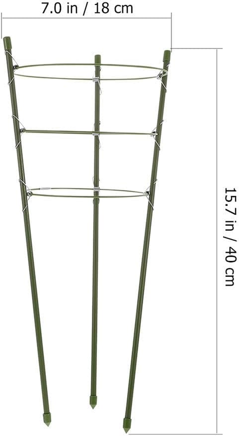 PRETYZOOM 3Pcs Tomato Cage for Garden 15.7'' round Plant Trellis, Tomato Trellis Plant Stakes Support Cage for Vertical Climbing Plants image number 2