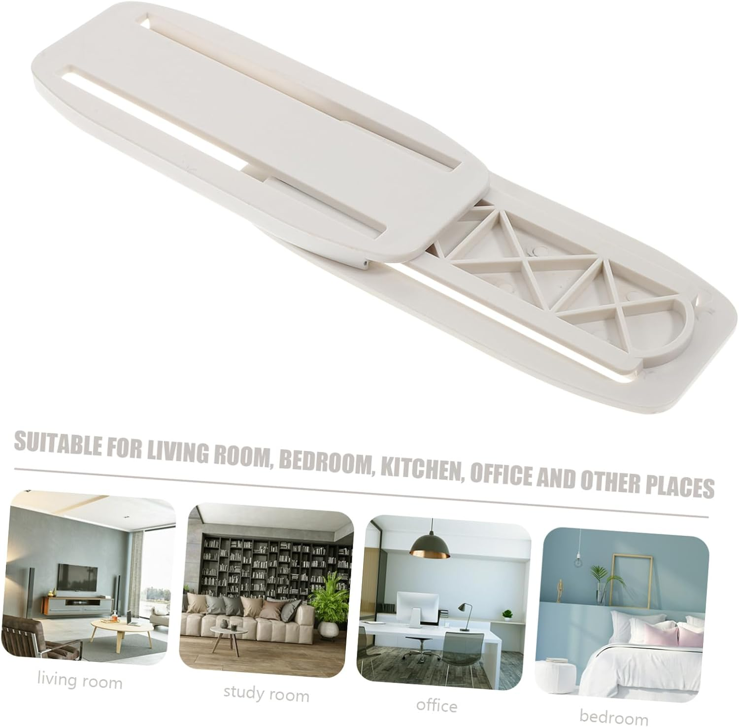 ARTIBETTER 10 Sets Socket Holder Power Strip Rack Wall-Mount Adhesive Power Board Organizer for Home Office Desk Wire Management and Easy to Use image number 2