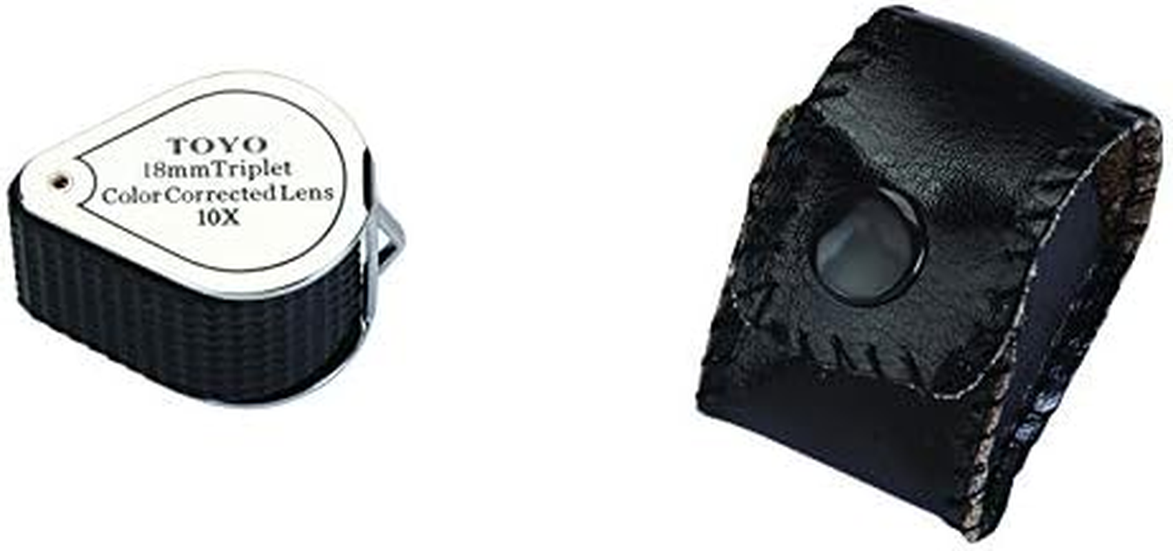 Toyo Professional 10X Magnifying Jeweler'S Loupe with 18Mm Triplet Lens, Chrome