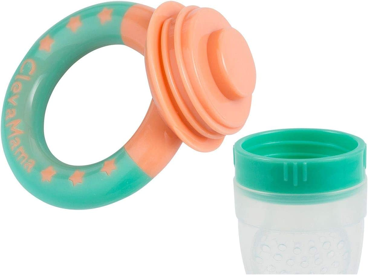 Clevamama Clevafeed Baby Fruit Feeder with Extra Teat