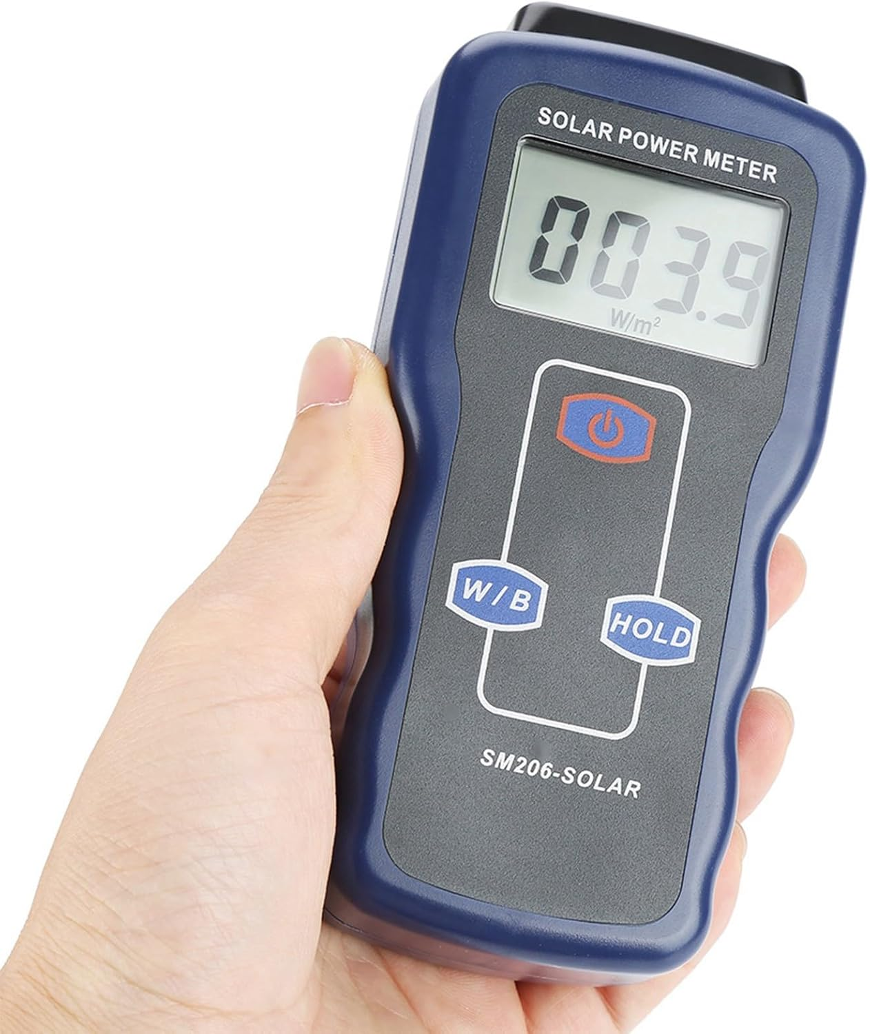 Digital Solar Power Meter, Sun Light Radiation Measuring Tester, Digital Solar Energy Meter, for Meteorology Physical Optical Experiments image number 2