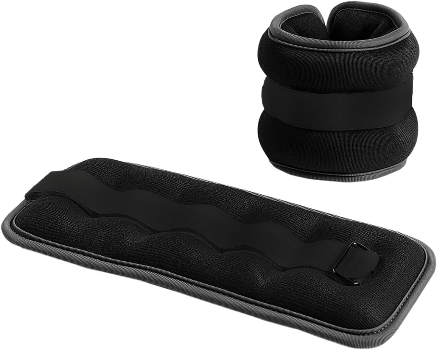 Ankle/Wrist Weights, Small Leg Arm Hand Cuff Weights for Women Kids, Exercise Equipment with Adjustable Straps for Fitness Gym Dancing Walking Jogging Gymnastics Aerobics (1 Pair, 1Lb 2Lb)