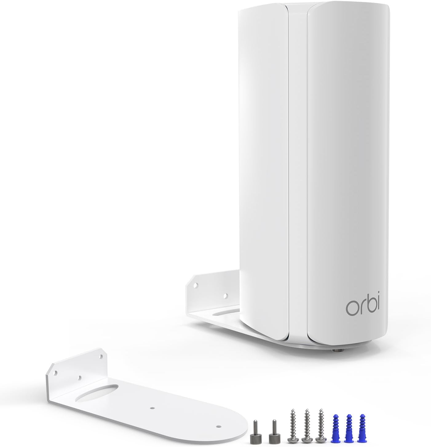 Wall Mount Holder for Orbi 770 Series Tri-Band Wifi 7 Mesh Orbi 770 Wifi(Rbe773),Simple and Sturdy Mental Wall Mount Holder Stand Bracket by HOLACA (1 Pack) (1) image number 5