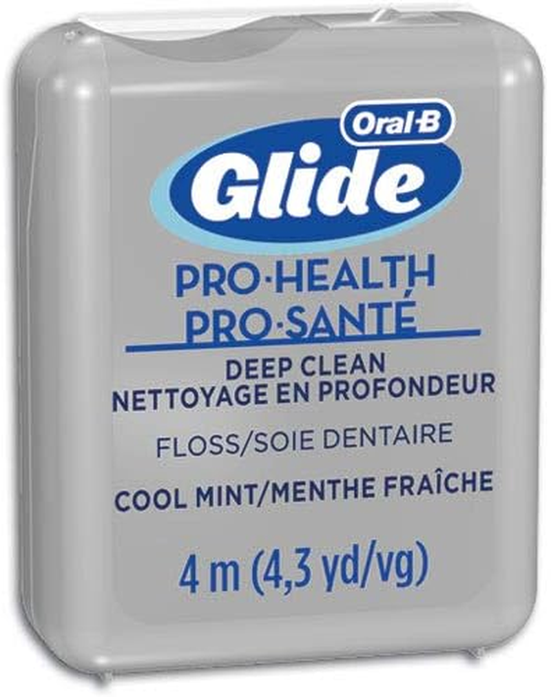 Glide Oral-B Pro-Health Deep Clean Floss, Cool Mint, Small Size 4 Meters (4.3 Yards) - Pack of 12 image number 1