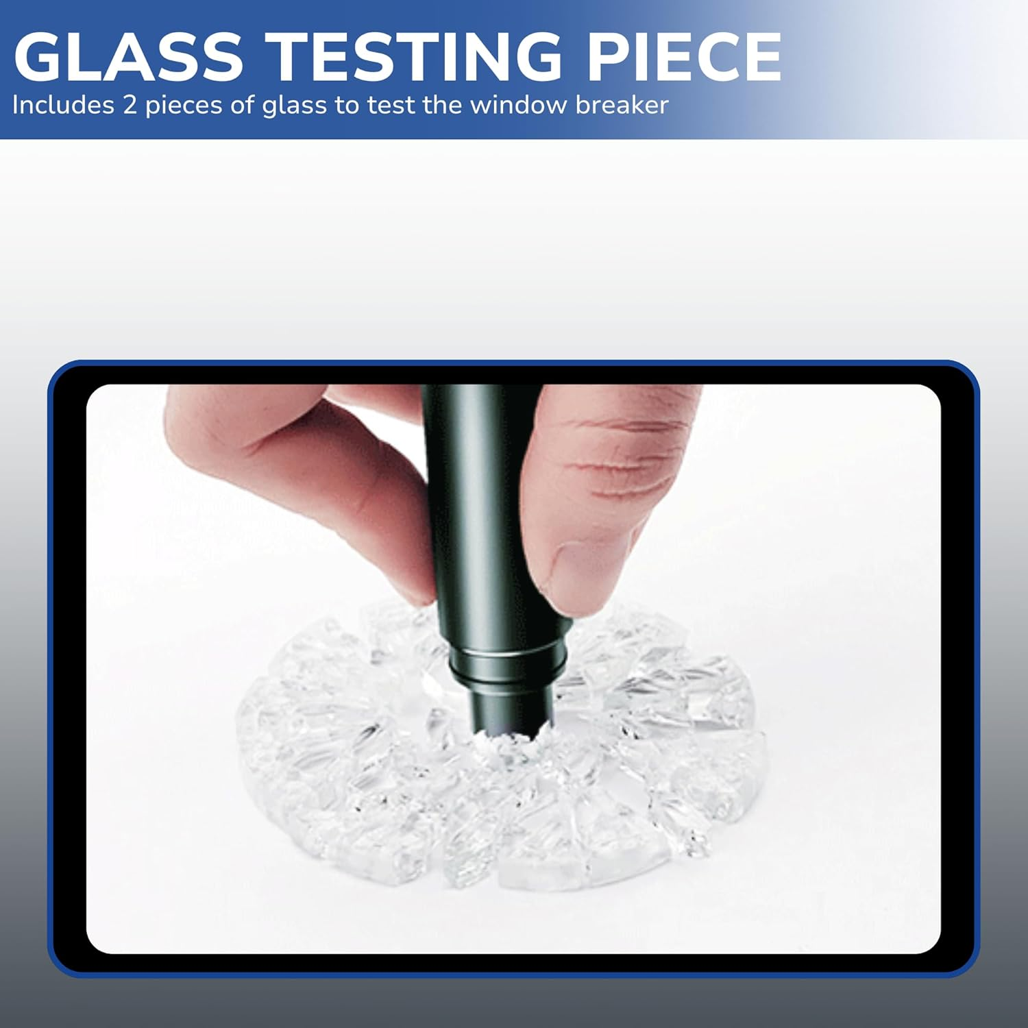 FRONTLINE Window Breaker and Seatbelt Cutter (2 Pack) Car Window Glass Breaker Safey Hammer Emergency Escape Tool Car Accessories image number 5