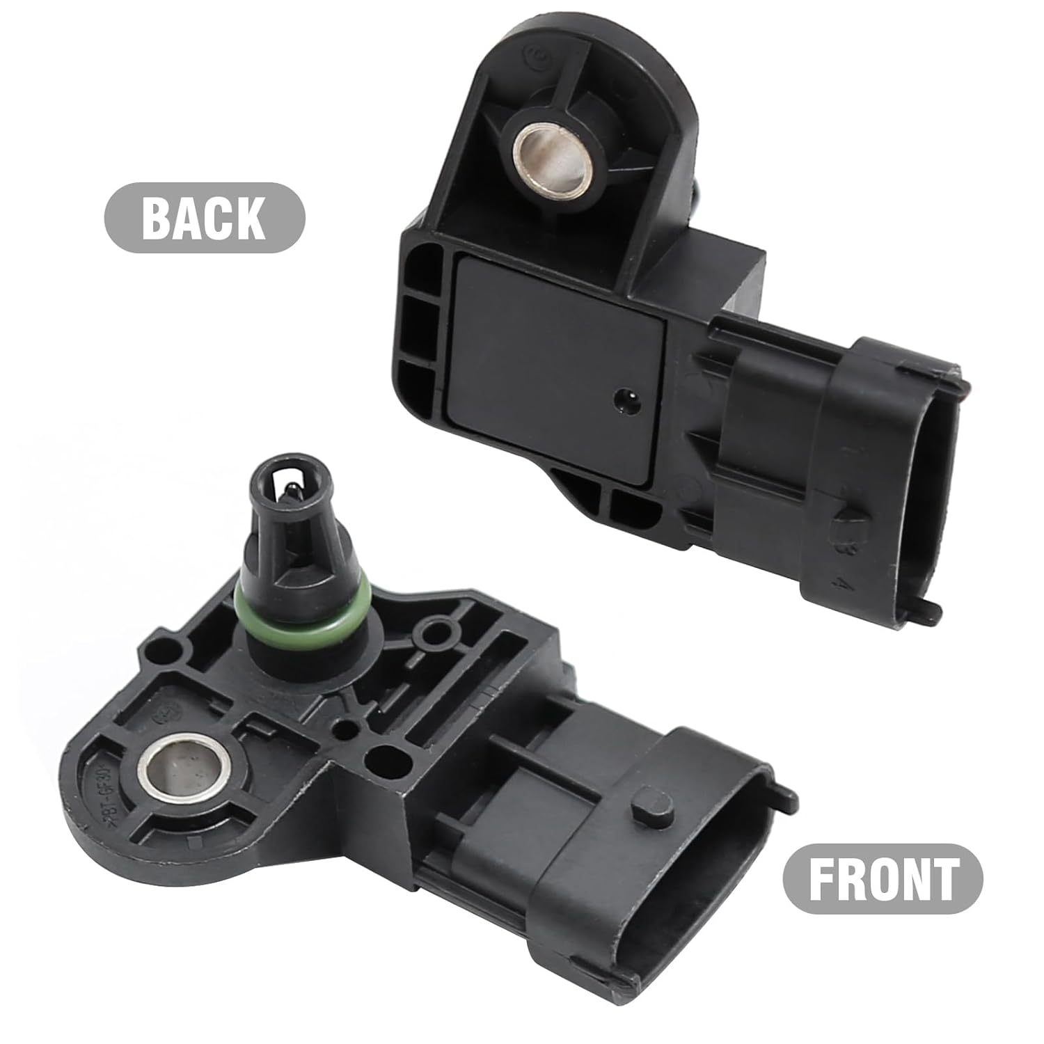 Saihisday 68211211AA MAP Sensor, Robust Manifold Absolute Pressure Sensor, Replacement for Jeep Grand Cherokee 2014-2018 Replacement for Ram 1500 2014-2018, Replaces 45962121F 46330273 image number 1