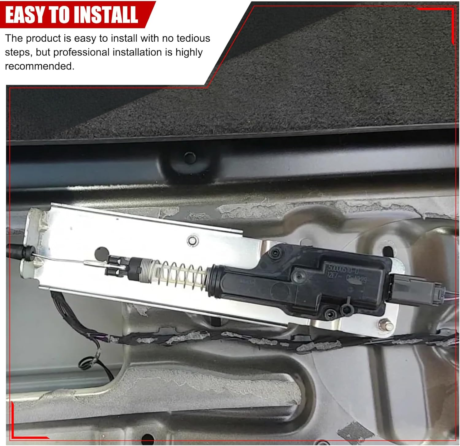 EVTSCAN FUG500010 Tailgate Lock Actuator Replacement for LR3 LR4 SUV, Plug and Play Electric Lock Actuator for Car Rear Tailgate Lock image number 1