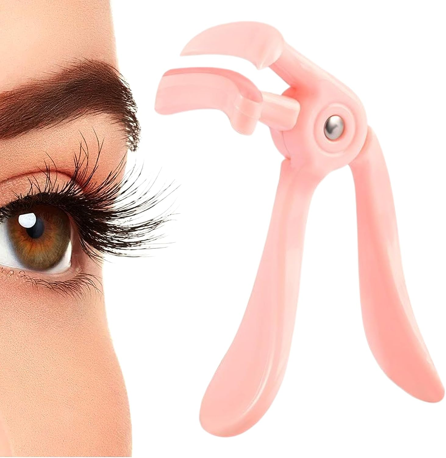 Eyelash Curler Small,Long-Lasting Lash Curler | Manual Lash Styling Tool for Travel, Wide Angle Eyelash Curling Product image number 3