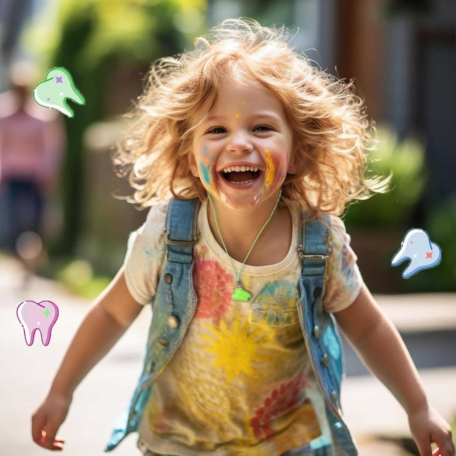 Lost Teeth Saver Necklace Organizer - Upgraded Milk Teeth Storage Box Necklace Cute Fairy Baby Teeth Keepsake Holder Children Teeth save Box for Lost Teeth Storage Box 10 Pieces image number 2