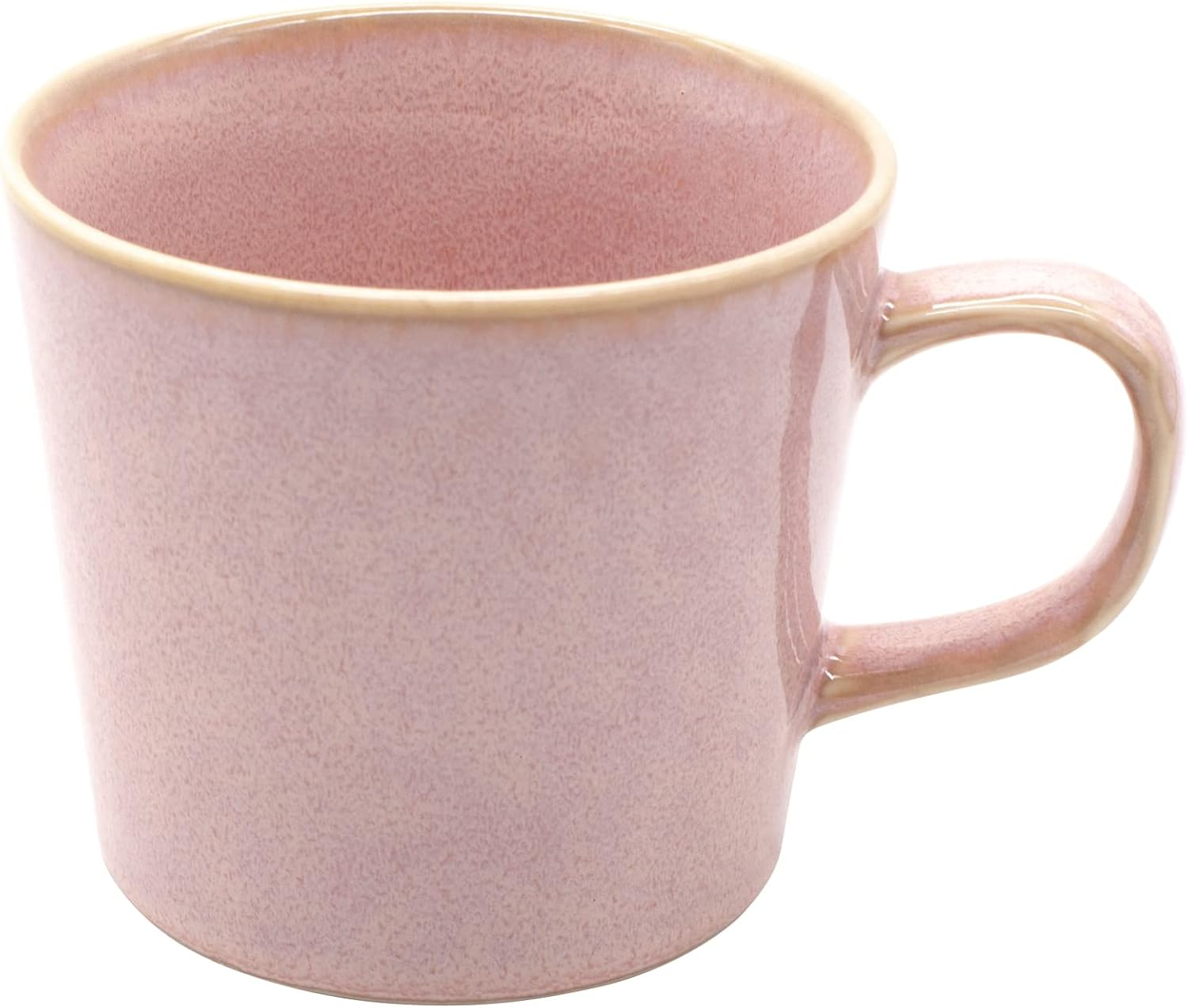 Aito 517066 Natural Color Ceramic Mug, Large, Approx. 11.8 Fl Oz (320 Ml), Pink, Simple, Lightweight, Mino Ware, Dishwasher, Microwave Safe, Present, Made in Japan image number 3
