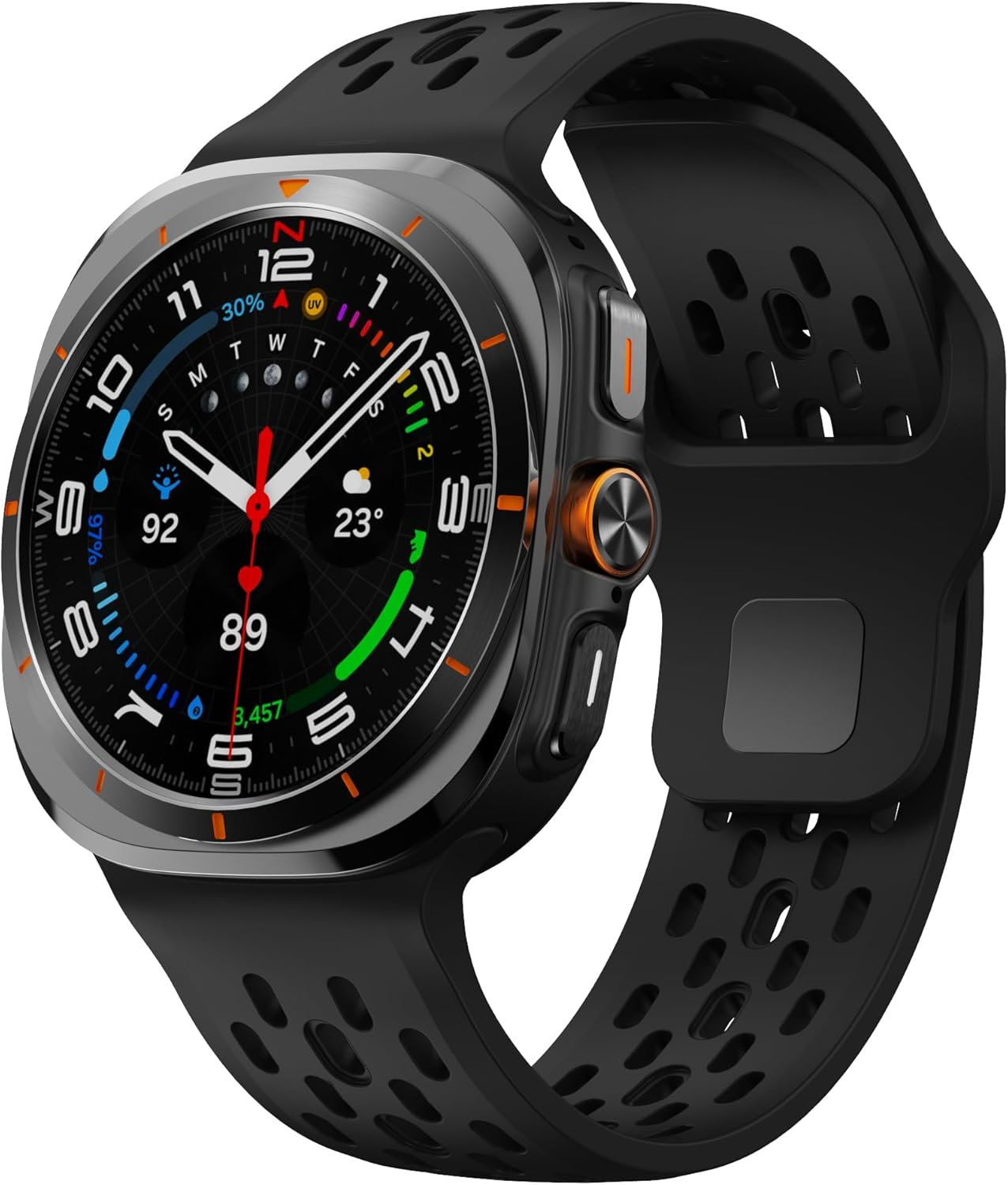 Compatible with Samsung Galaxy Watch Ultra Strap, Silicone Sport Breathable Bands for Galaxy Watch Ultra Men Women