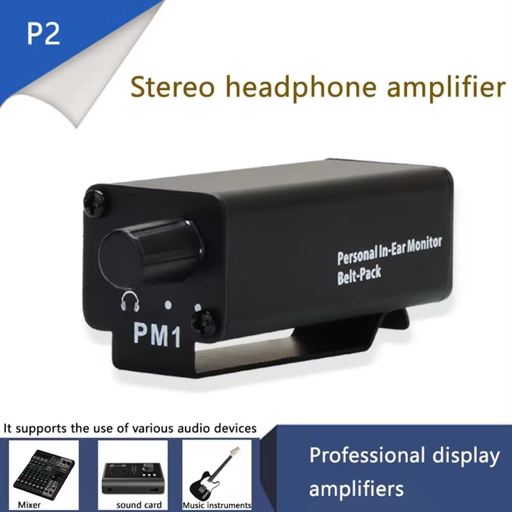 Mini Earphone Amplifier Headphone Amplifier Professional in Ear Stereo Personal Earphone Amplifier PM1 Portable Hifi Headphone Amplifier image number 4
