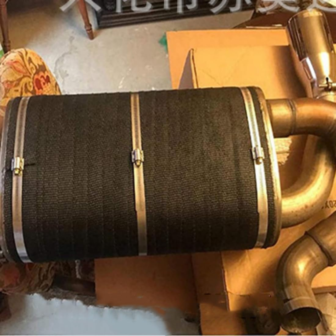 Clamps Hose Stainless Steel Worm Clamp,Hose Clamps 20 FT Adjustable 304 Stainless Steel Large Hose Clamp with 15 Fasteners Duct Clamps,Hose Clamp Strap with Fasteners. image number 4