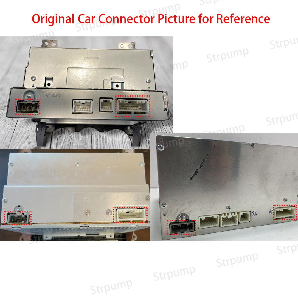 16 Pin for Nissan Altima Juke Teana Sunny Subaru Forester Car Stereo Radio Power Harness Cable Wire Adapter Support OEM Camera for Android Aftermarket GPS Navigation W/Radio Antenna Adapter image number 3