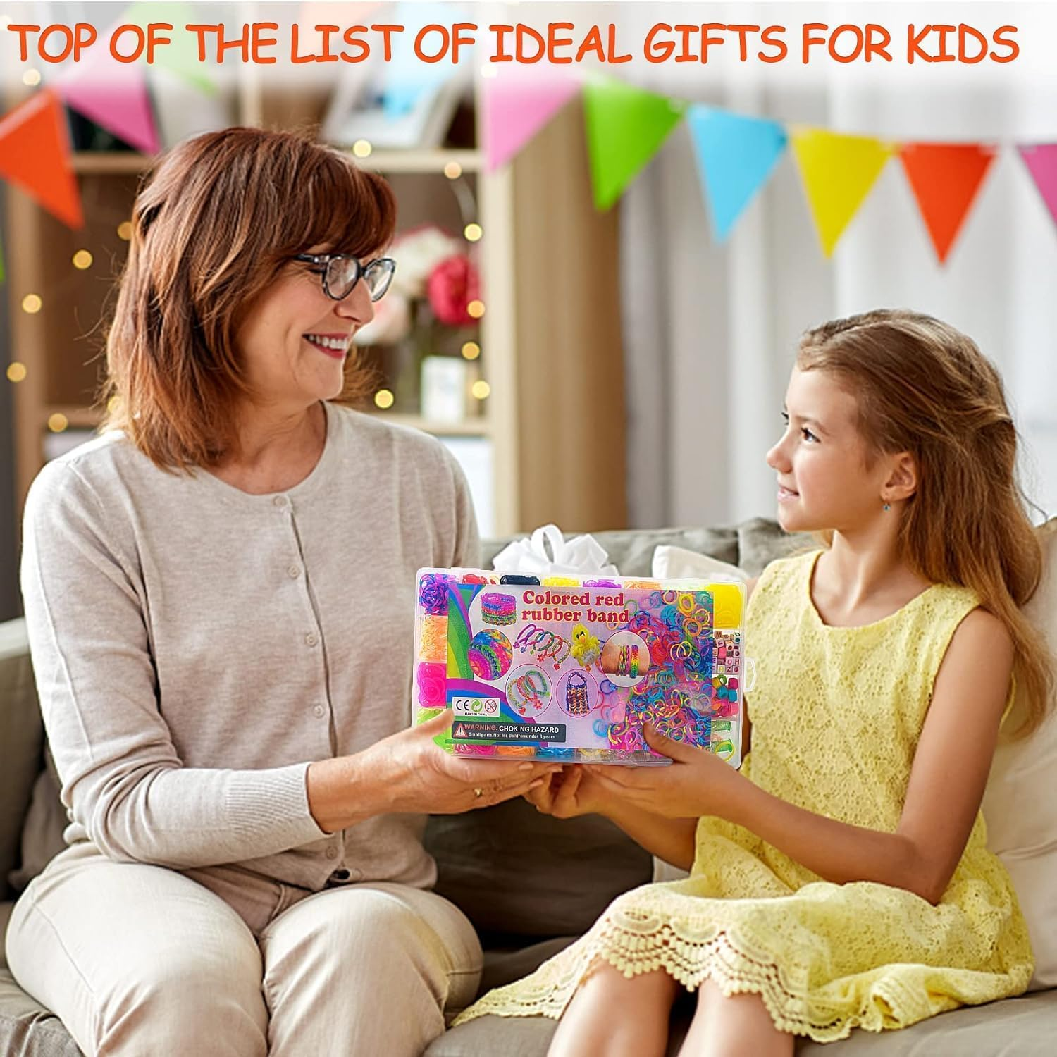 1700 Pcs Rubber Band Bracelet Kit, 30 Colors Premium Rubber Band Bracelet Kit,For Making Kit DIY Bracelet Mega Refill Kit Best Gifts for Girls & Boys image number 6