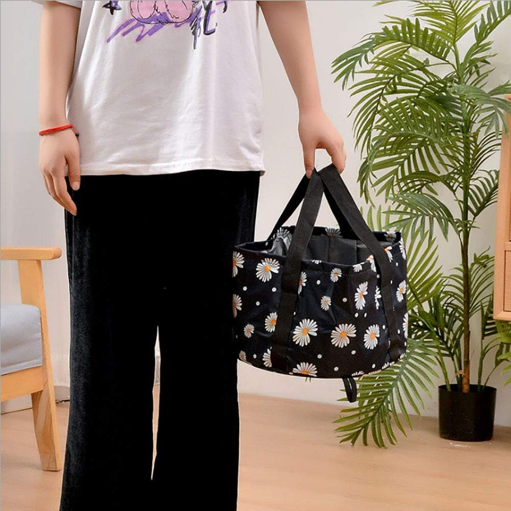 Collapsible Foot Bath Basin, Seneme Portable Travel Foot Tub for Soaking Feet Multifunctional Waterproof Foot Soaker Collapsible Bucket for Camping Washing Vegetables and Fruits (18 L/Green) - Green-18L image number 6