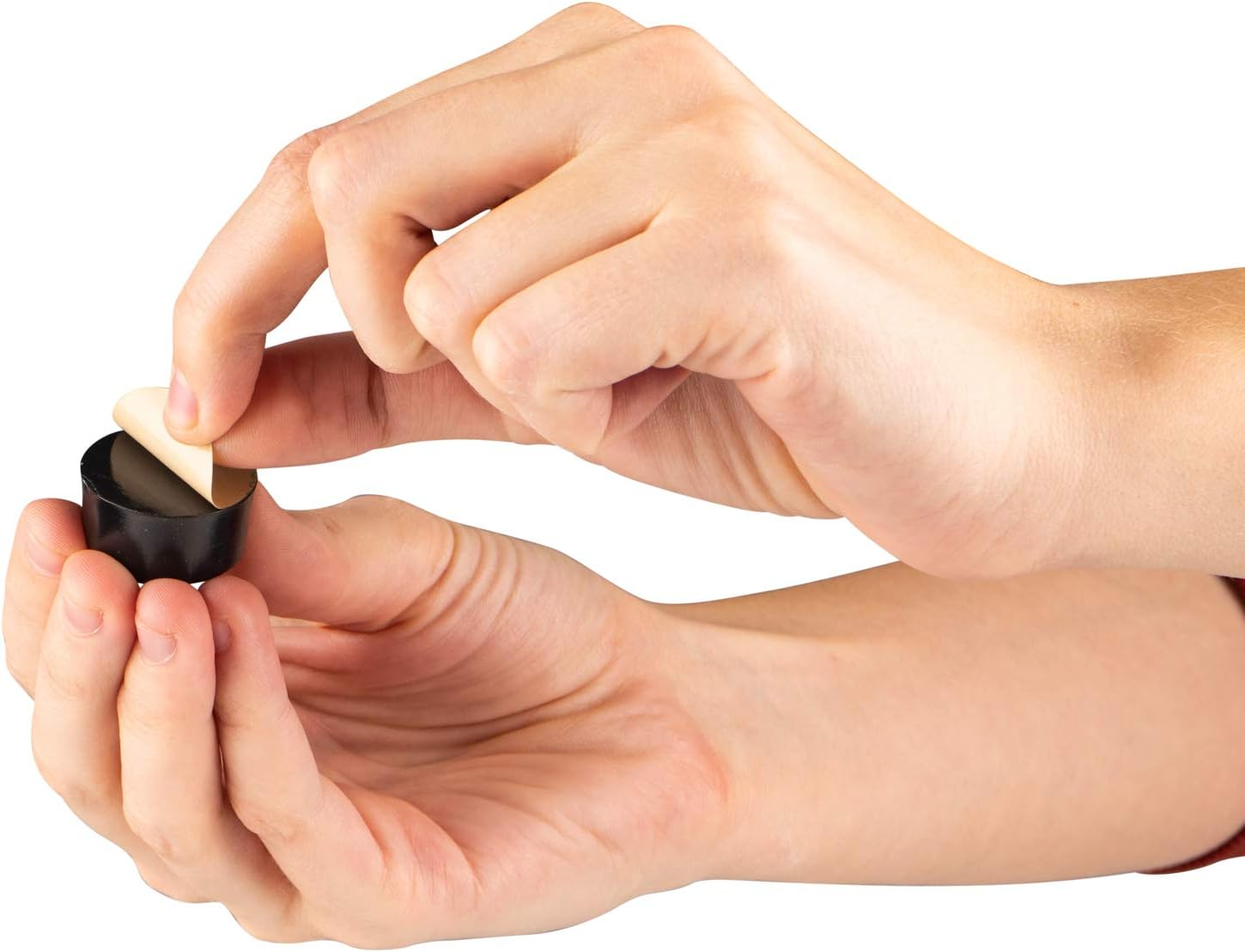 Isolate It: Sorbothane Vibration Isolation Circular Disc Pad 0.5 Thick 1 Dia. 50 Duro with 3M PSA - 8 Pack image number 3