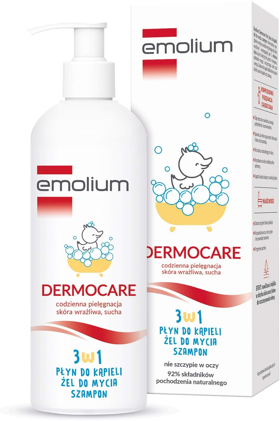 Emolium Dermocare 3-In-1 Fluid Wash Gel Shampoo 400 Ml image number 3