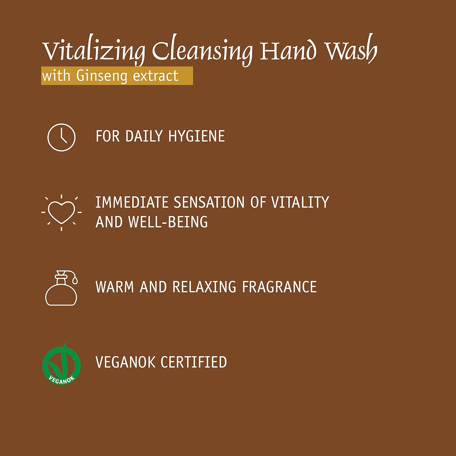 Prija Vitalising Hand Wash with Ginseng Extract Gently Cleanses Hands, Moisturising Liquid Hand Soap, Vegan Friendly with Energising Fragrance 12.85 Fl Oz X 2 image number 2