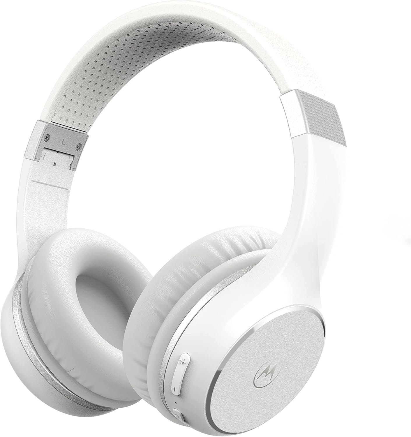 Motorola Bluetooth Wireless Headphones with Microphone, Moto XT220 Over-Ear Headphones In-Line Control for Calls - Foldable Head Phones, Adjustable Headband - Dynamic Bass, Clear Sound (Jet Black)