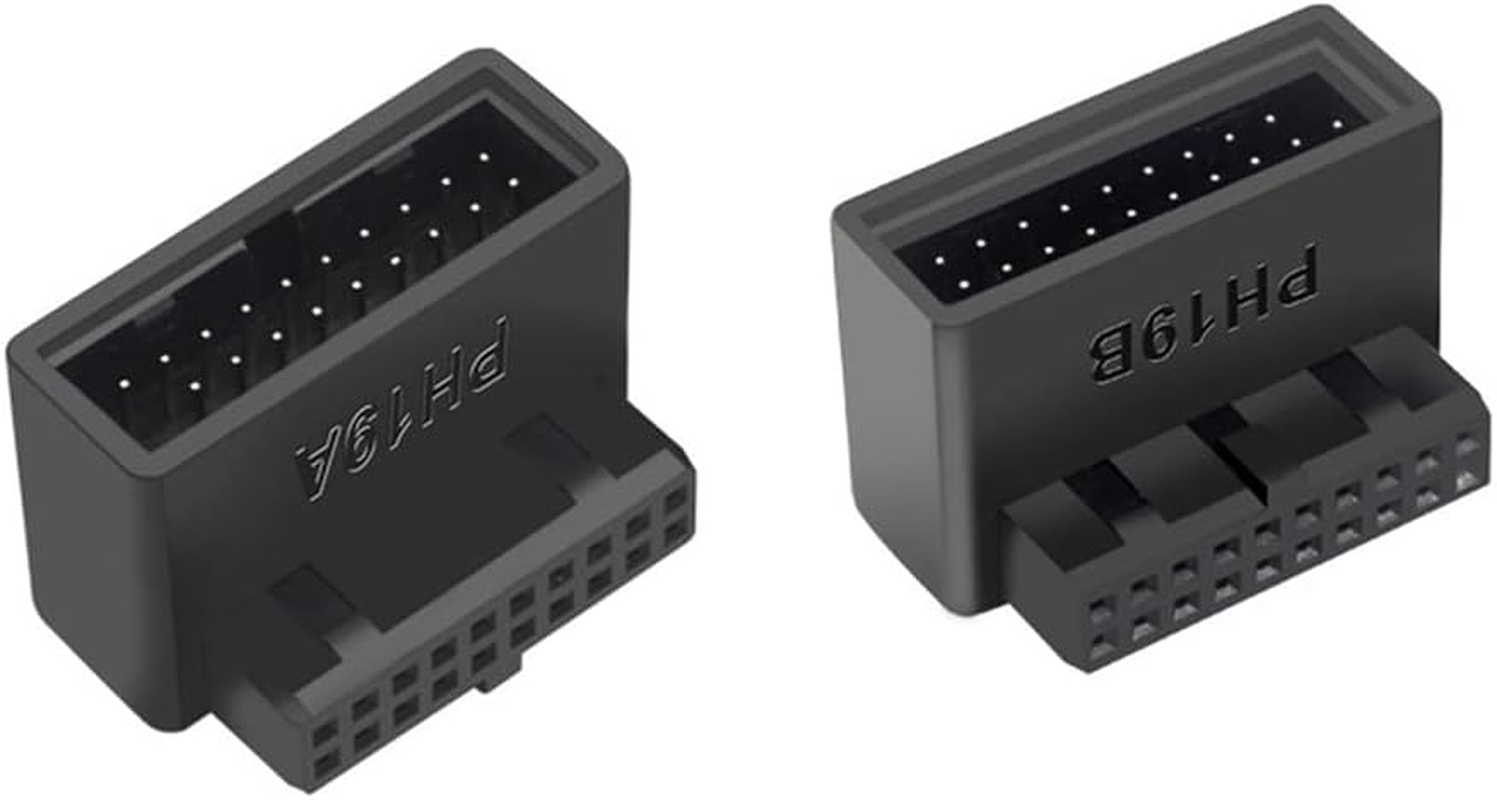 NFHK 5Gbps Type-E USB 3.1 Front Panel Socket & USB 2.0 to NVME NGFF M-Key Express Card VL805 Adapter for Motherboard