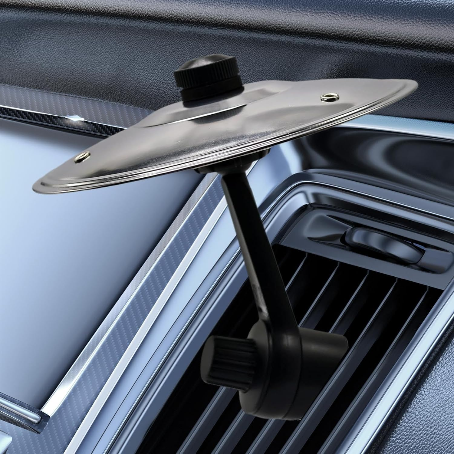 Car Crashes Cymbals - Car Cymbals Air Vent, 360&deg; Rotation, Funny Metal Musical Instrument Finger Cars Ornaments, Easy Installation and Rugged Compact, for All Types of Vehicles image number 6