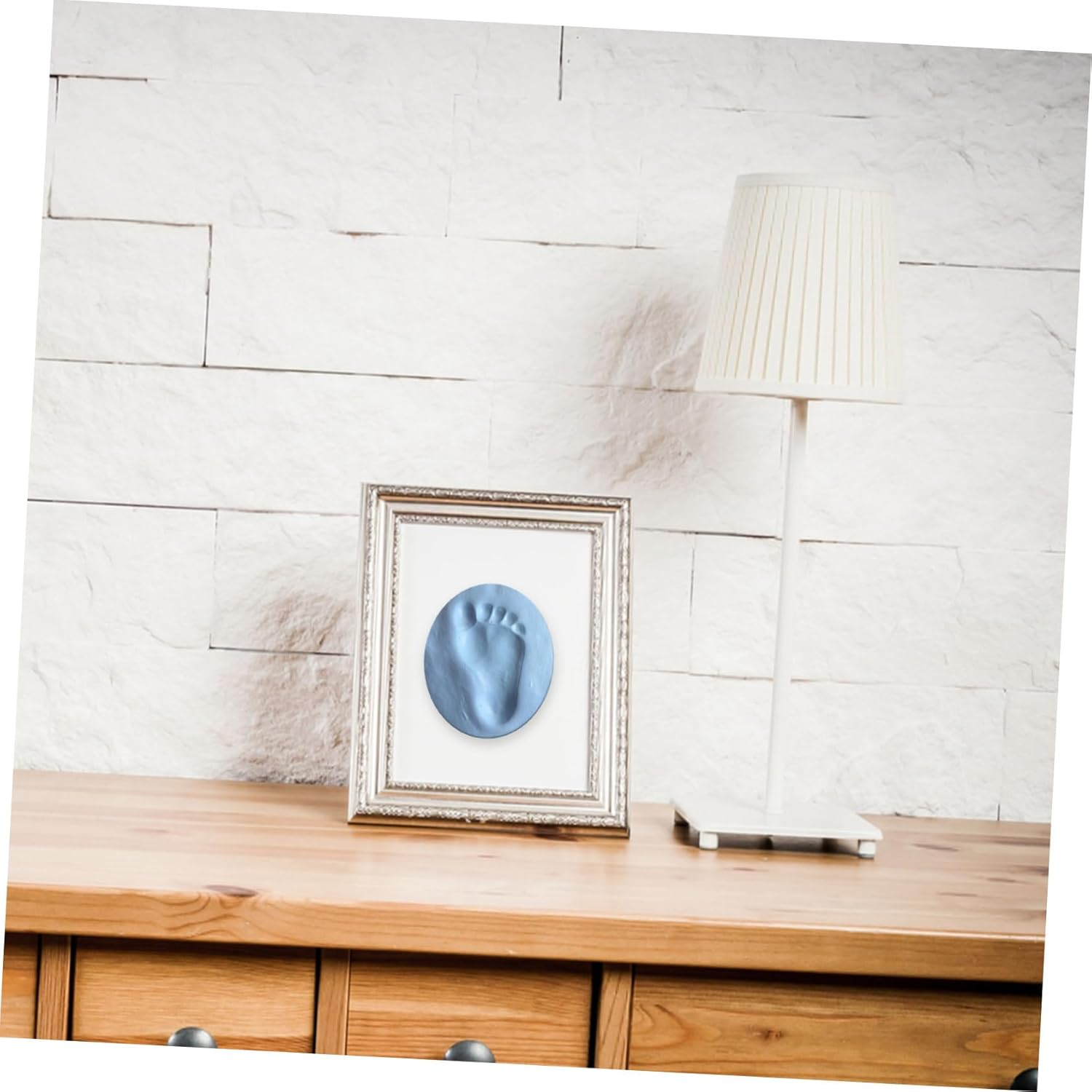 Kisangel 4Pcs Hand Footprint Keepsake Kit for Newborns Handprint Footprint Molds Shower image number 3