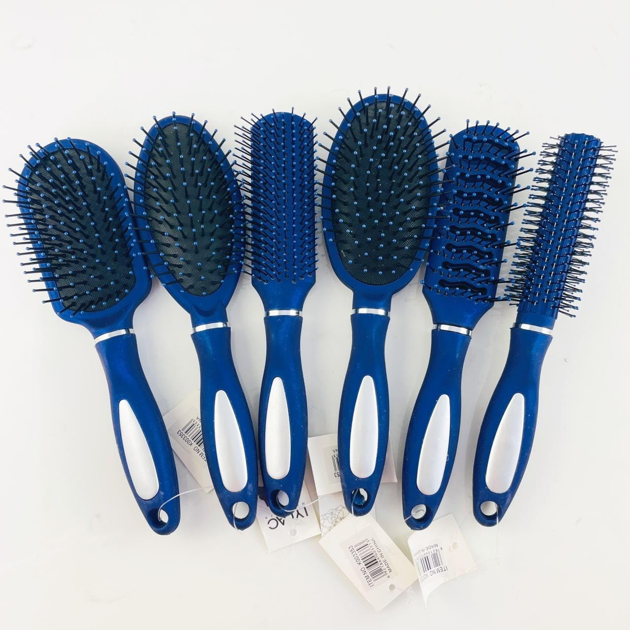 Lylac Hair Brush RANDOM anti Static Massage Oval round Hair Brush Vent Hair Brush Detangling Brush Paddle Brush for Women Men,Sliver/Black RANDOM